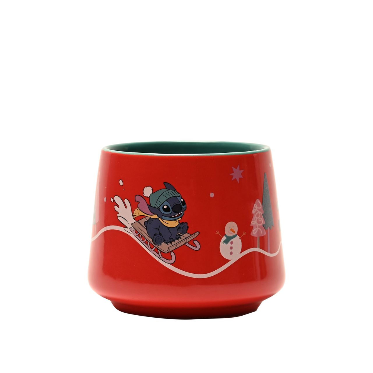 Disney Stitch Christmas Mug "Merry Everything" A Merry Everything Stitch mug by DISNEY. This colourful festive mug is brimming with festive cheer for Disney fans.