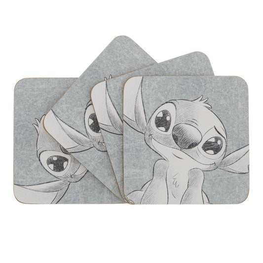 Stitch Ohana Energy Coaster Set of 4  Add a playful touch to your home with these Disney Stitch melamine Coasters. Featuring the lovable alien from the much-loved movie, Lilo and Stitch, these coasters will bring a smile to your face every time you use them. The set of four coasters each featuring an eye-catching illustration of Stitch and can be coordinated with our Stitch placemats.