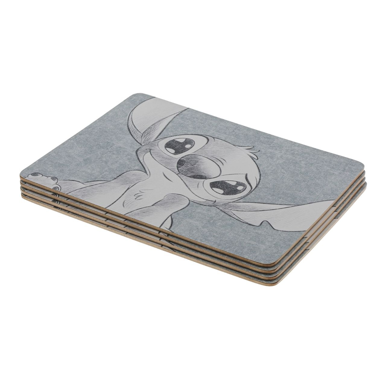 626 Flavours Stitch Placemats Set of 4 These set of 4 placemats are ideal for making those evening dinners with your family and friends even more fun. These Stitch melamine placemats come with a cork backing and are coated so are stain, scuff and heat resistant, ensuring your dining table and surfaces around your home are protected in style - no matter where you wish to set down your plate.