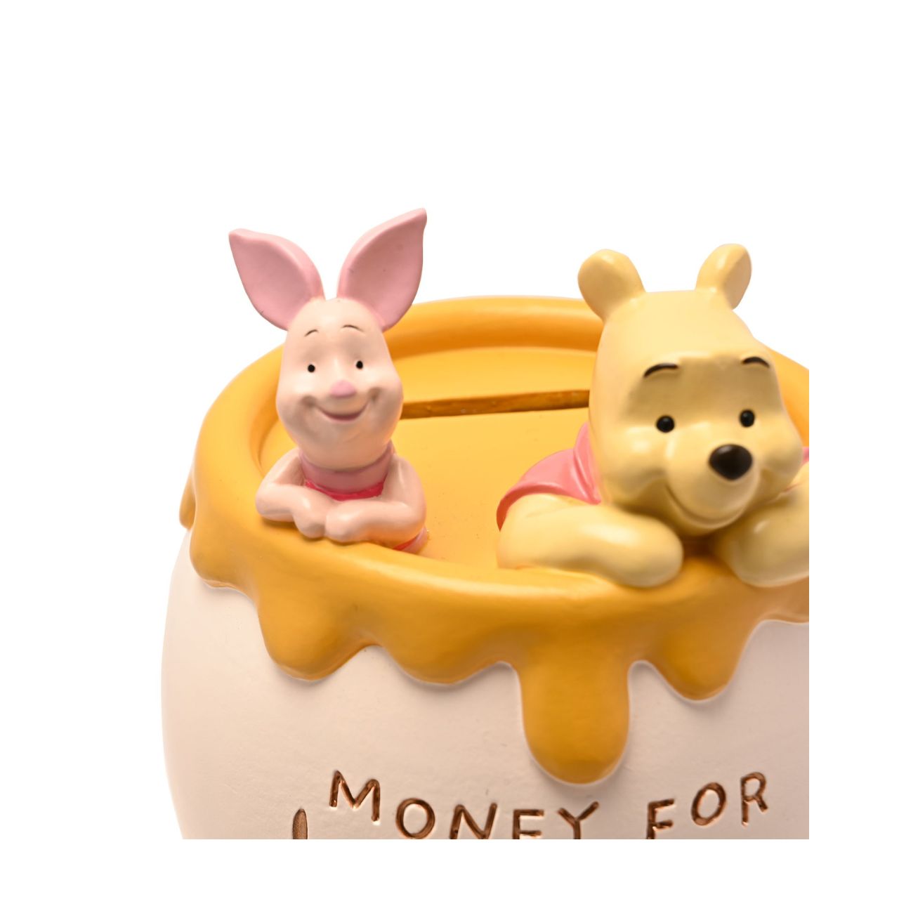 Winnie the Pooh Money Bank "Money for Hunny" Bring some Disney magic to their room and help them save a few pennies for a rainy day with this wonderful ‘Money for Hunny’, Winnie the Pooh money bank.