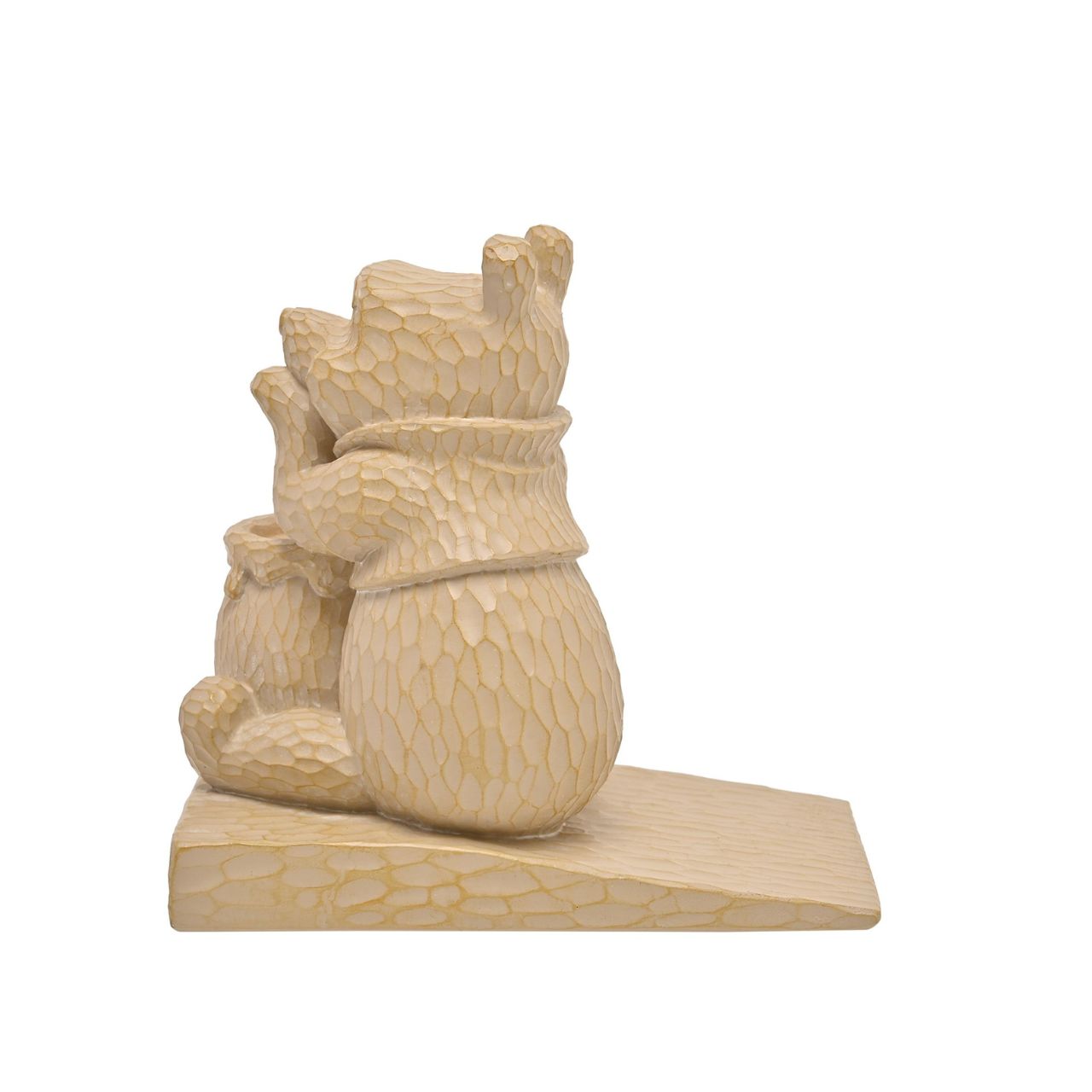 Winnie the Pooh Wood Effect Door Stop A delightful Winnie-the-Pooh door stop from DISNEY. Based on the works of A.A.Milne and E.H.Shepard, the charming personality of Winnie is readily on display for all to enjoy.