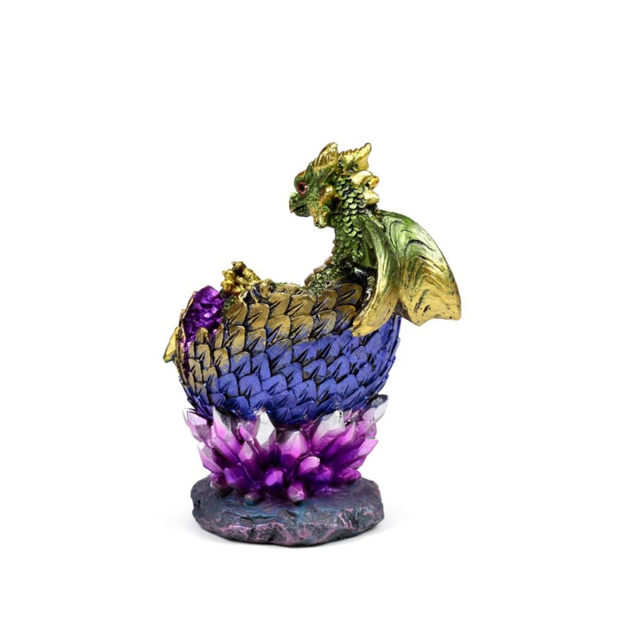 Discover the enchanting Elements Baby Dragon Hatching Crystal Egg, a beautifully crafted collectible that captures the mystique of a dragon’s emergence.
