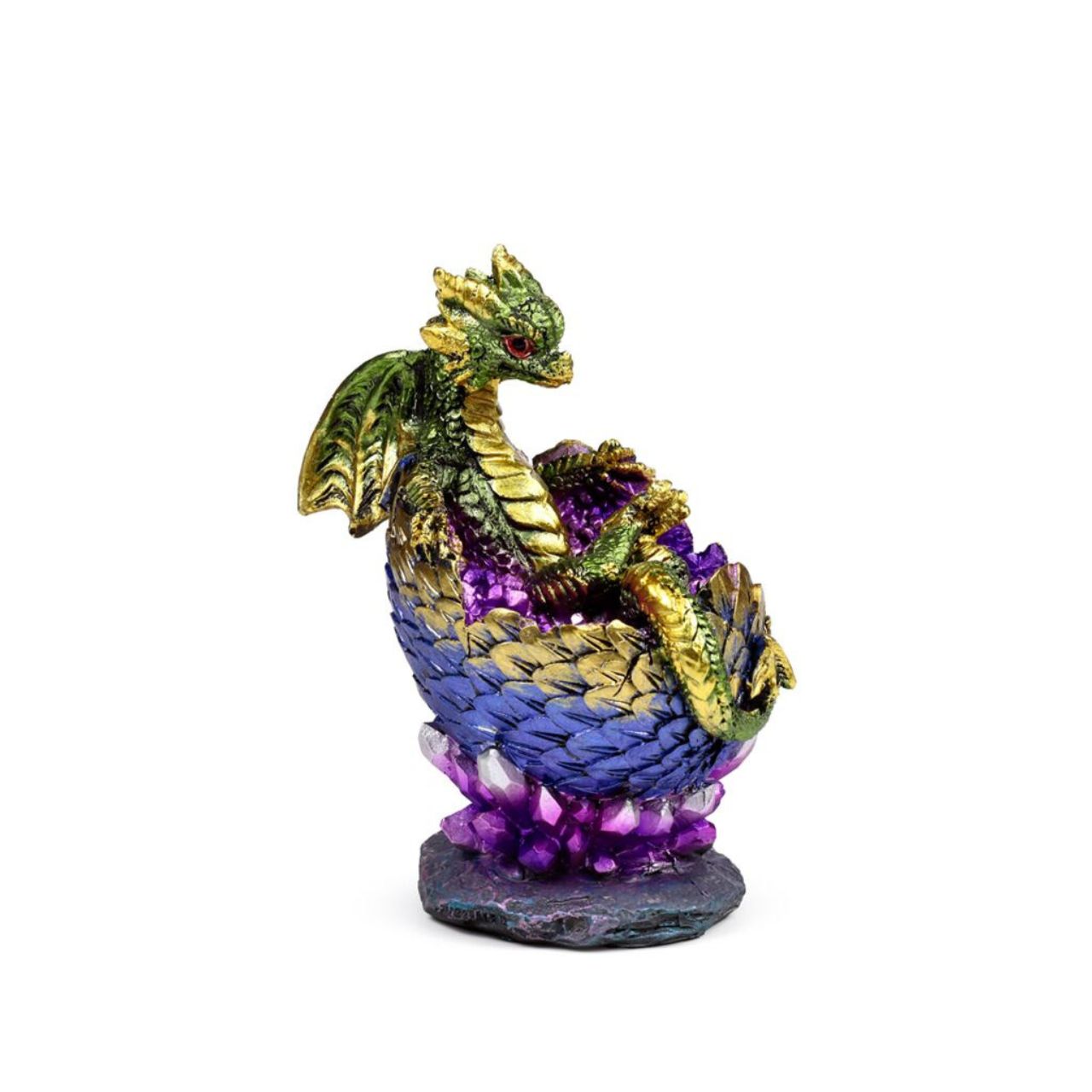 Discover the enchanting Elements Baby Dragon Hatching Crystal Egg, a beautifully crafted collectible that captures the mystique of a dragon’s emergence.