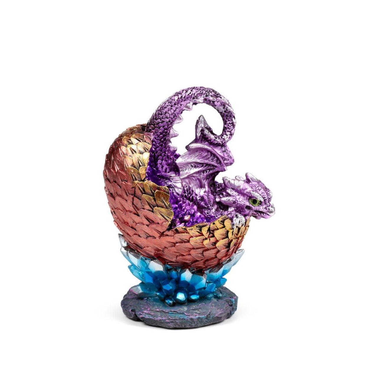 Discover the enchanting Elements Baby Dragon Hatching Crystal Egg, a beautifully crafted collectible that captures the mystique of a dragon’s emergence.