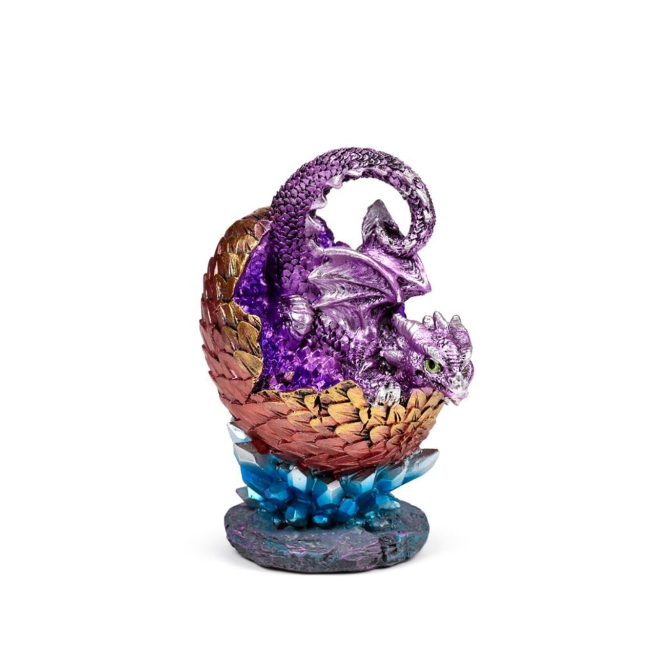 Discover the enchanting Elements Baby Dragon Hatching Crystal Egg, a beautifully crafted collectible that captures the mystique of a dragon’s emergence.