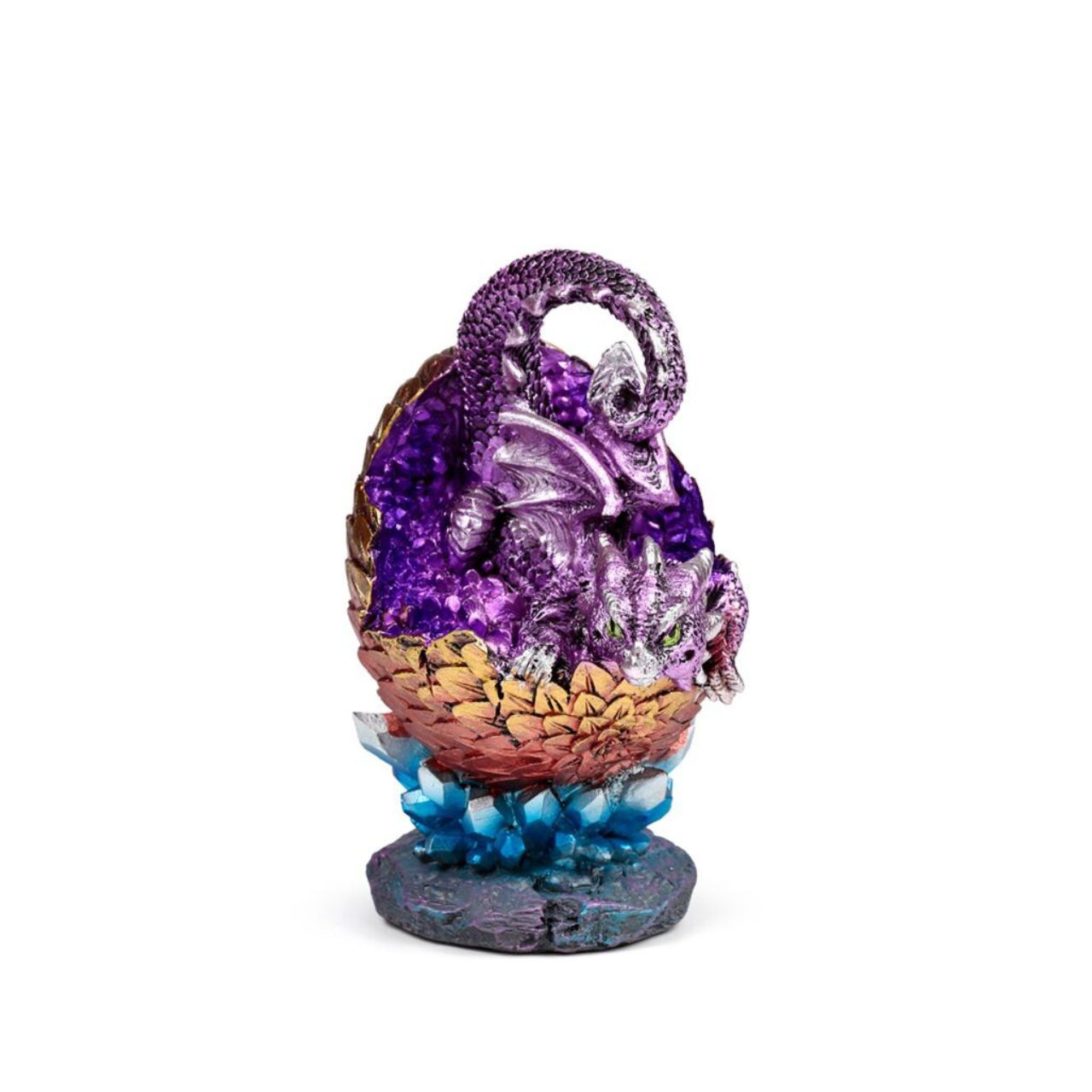 Discover the enchanting Elements Baby Dragon Hatching Crystal Egg, a beautifully crafted collectible that captures the mystique of a dragon’s emergence.