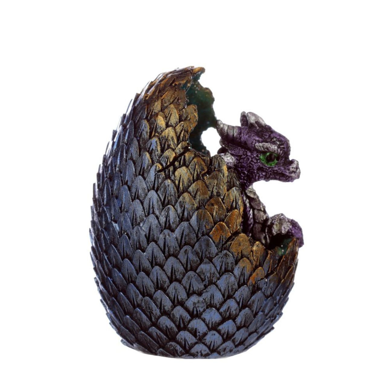 Elements Baby Dragon LED Crystal Egg - Material: Resin and Plastic - Batteries Required: 2 x LR44 - Batteries Included: Yes - LED: Controlled by an on/off switch on the bottom, the LED rotates between multiple colours.