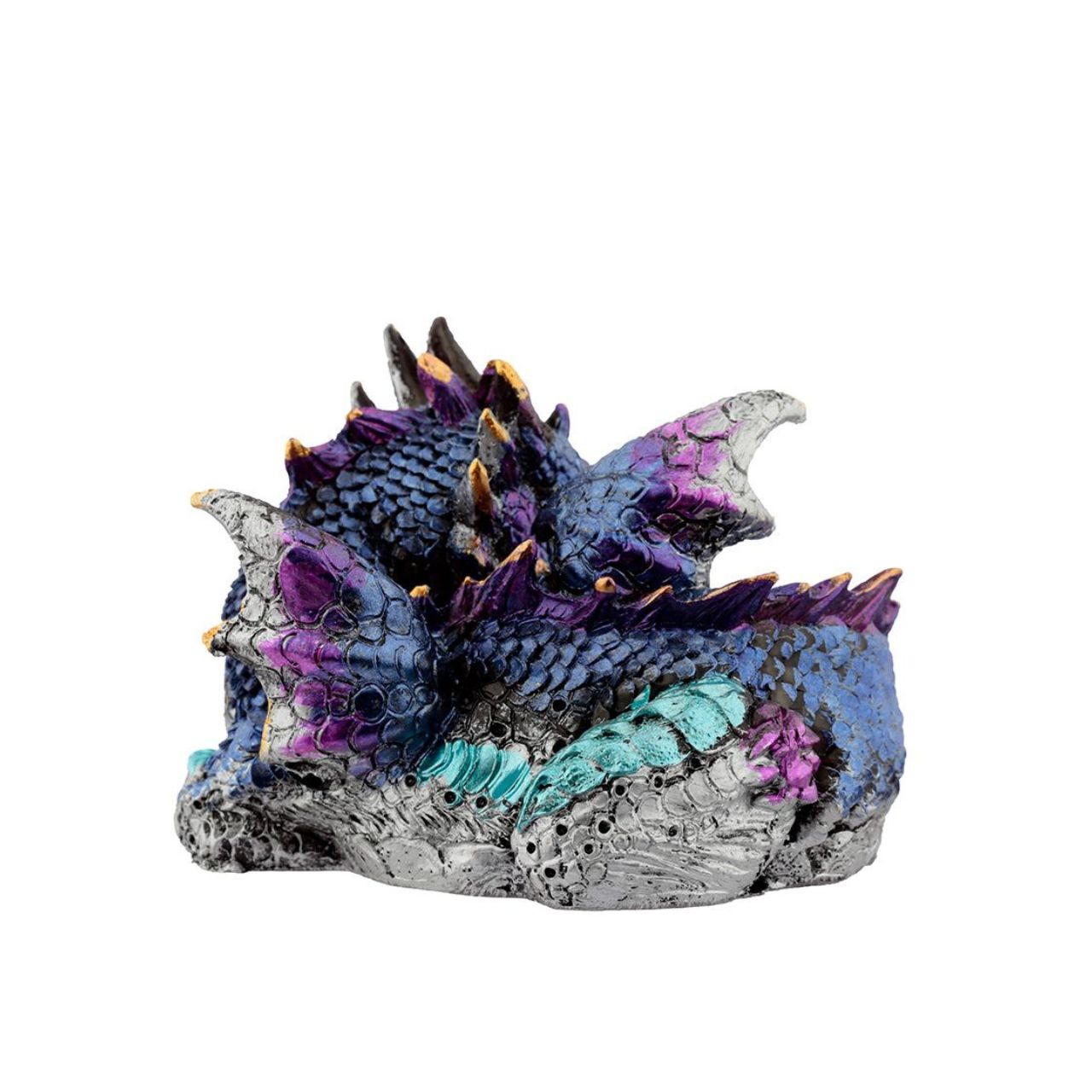 Elements Curled Up Dragon by Puckatour