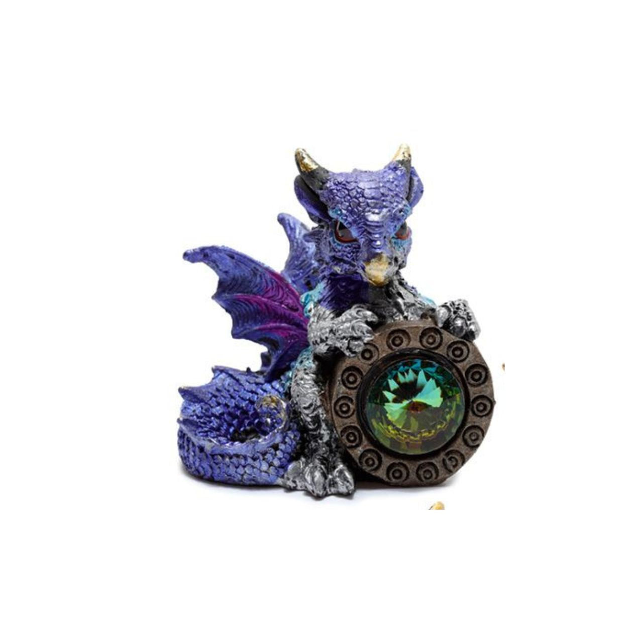 Elements Gemstone Shield Dragon