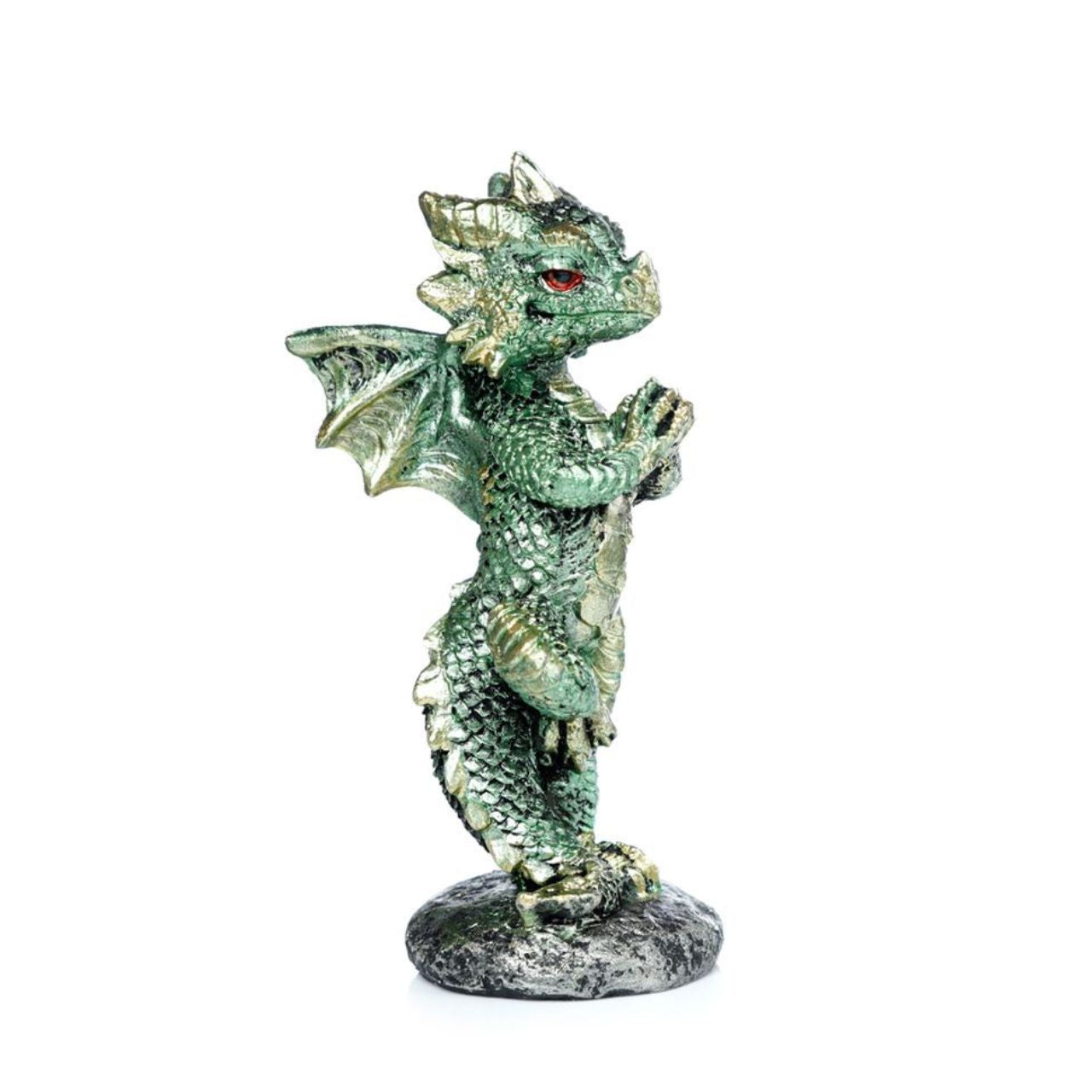 Elements Yoga Zen Dragon - Material: Resin - Height 10 cm Width 4 cm Depth 3.5 cm