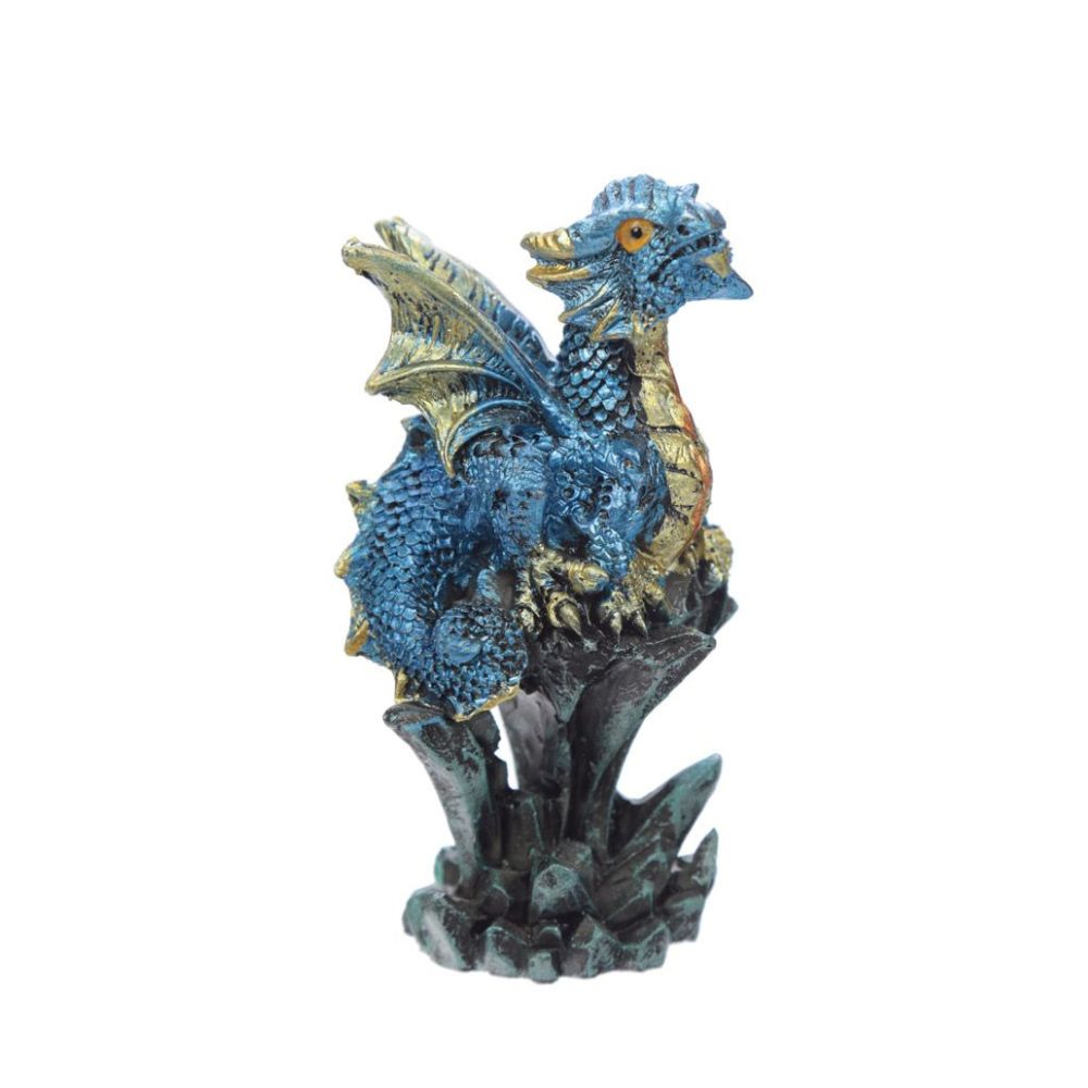 Enchanted Nightmare Dragon Mini Rock Crystal  This Enchanted Nightmare Dragon Mini Rock Crystal is a one-of-a-kind piece. It captures the unique and powerful presence of a dragon that is frozen in time. The intricate details and delicate craftsmanship make this piece a true treasure.