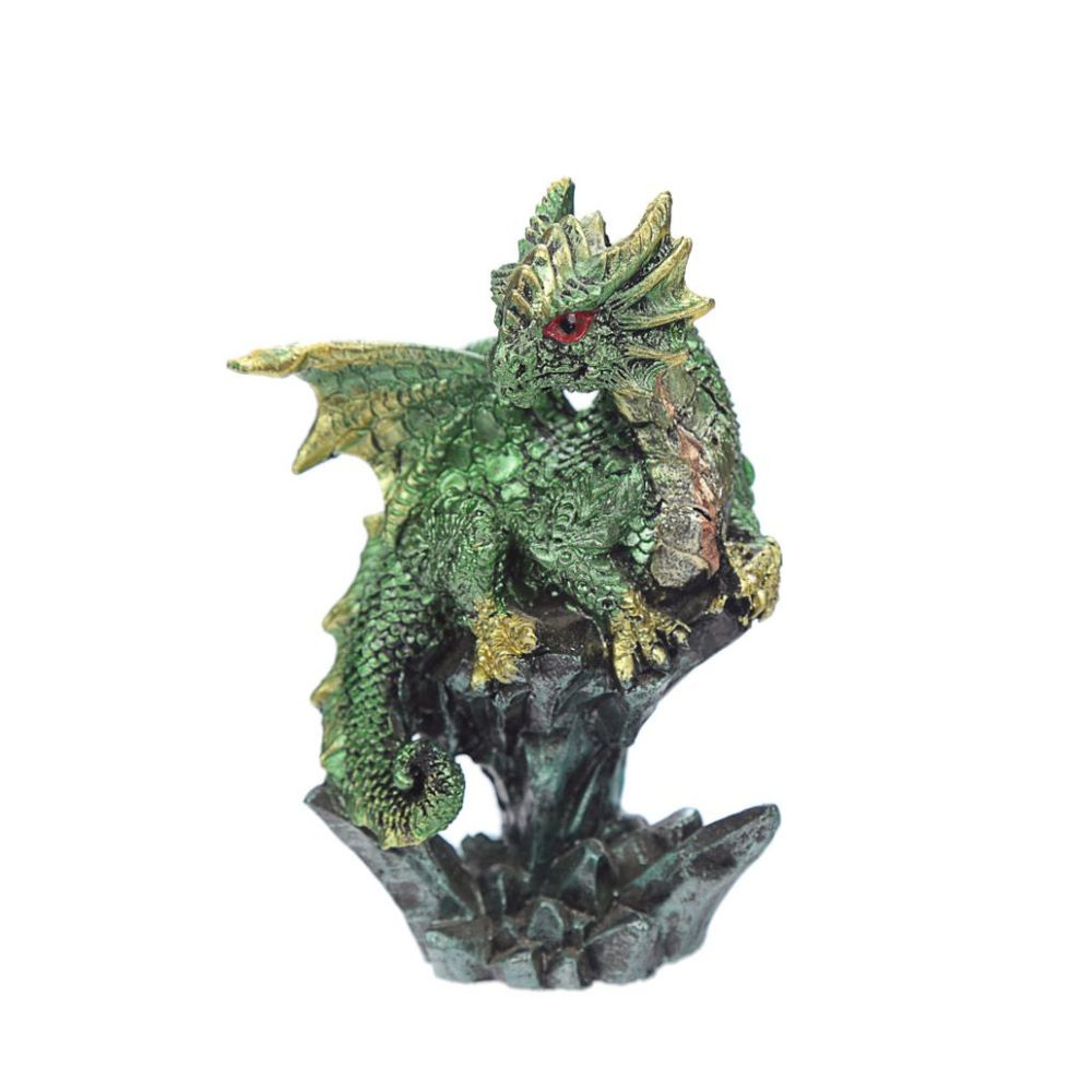 Enchanted Nightmare Dragon Mini Rock Crystal  This Enchanted Nightmare Dragon Mini Rock Crystal is a one-of-a-kind piece. It captures the unique and powerful presence of a dragon that is frozen in time. The intricate details and delicate craftsmanship make this piece a true treasure.
