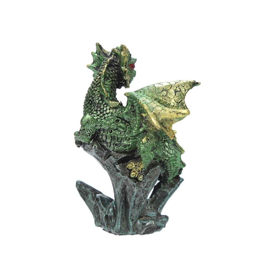 Enchanted Nightmare Dragon Mini Rock Crystal  This Enchanted Nightmare Dragon Mini Rock Crystal is a one-of-a-kind piece. It captures the unique and powerful presence of a dragon that is frozen in time. The intricate details and delicate craftsmanship make this piece a true treasure.