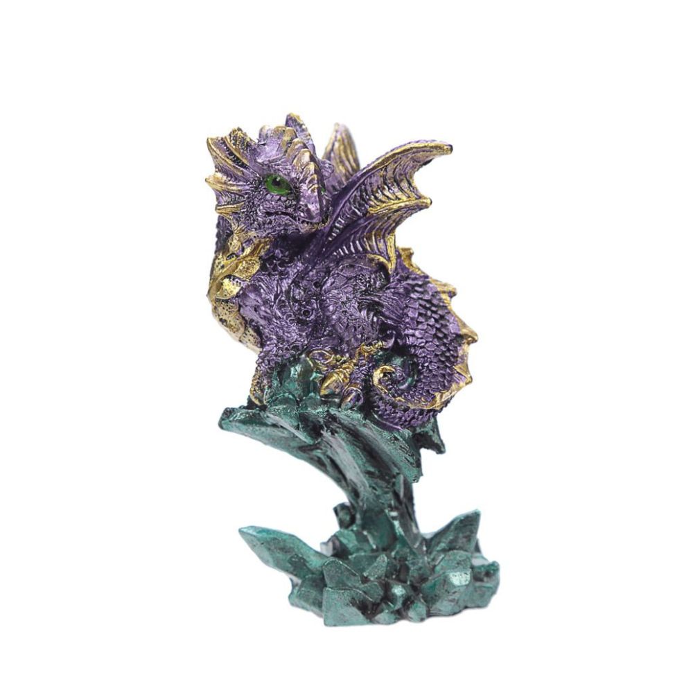 Enchanted Nightmare Dragon Mini Rock Crystal  This Enchanted Nightmare Dragon Mini Rock Crystal is a one-of-a-kind piece. It captures the unique and powerful presence of a dragon that is frozen in time. The intricate details and delicate craftsmanship make this piece a true treasure.