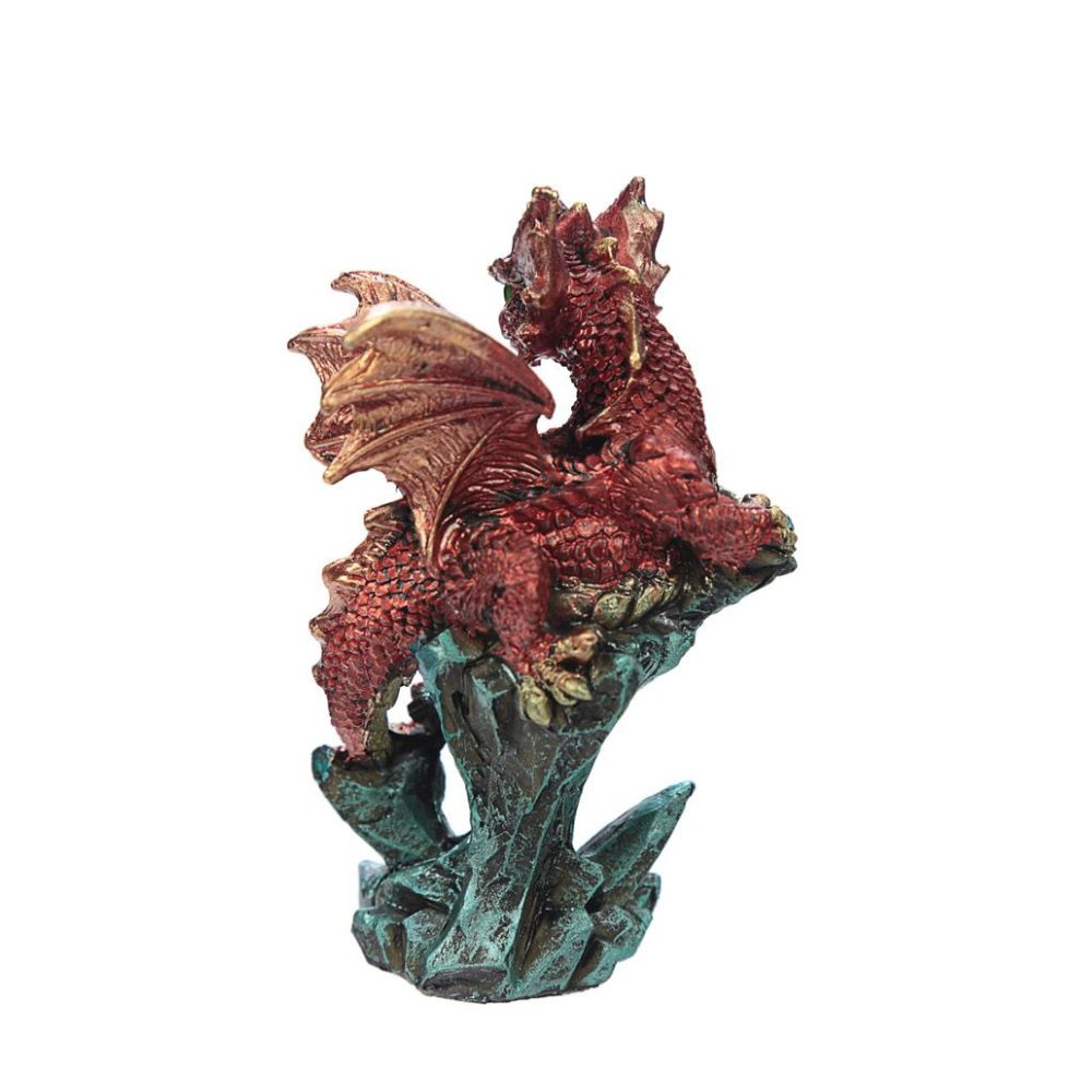 Enchanted Nightmare Dragon Mini Rock Crystal  This Enchanted Nightmare Dragon Mini Rock Crystal is a one-of-a-kind piece. It captures the unique and powerful presence of a dragon that is frozen in time. The intricate details and delicate craftsmanship make this piece a true treasure.