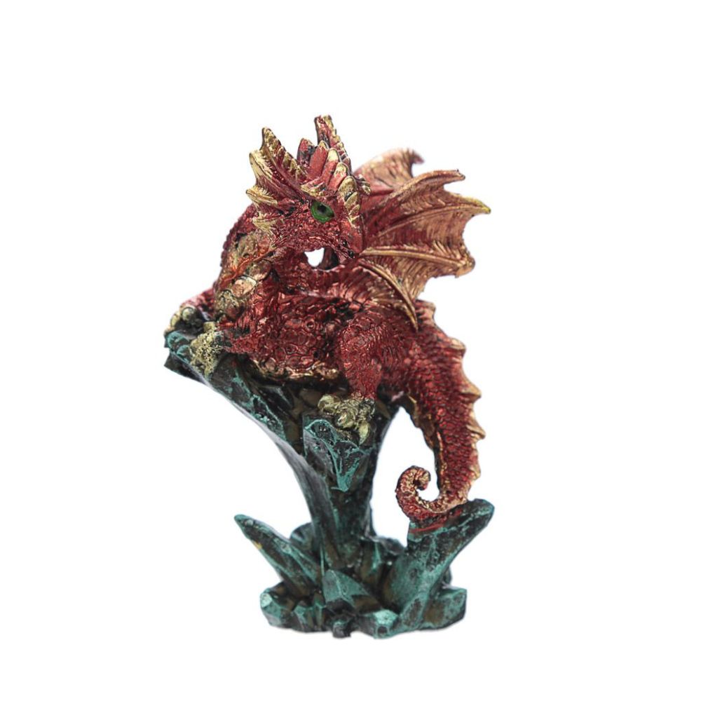 Enchanted Nightmare Dragon Mini Rock Crystal  This Enchanted Nightmare Dragon Mini Rock Crystal is a one-of-a-kind piece. It captures the unique and powerful presence of a dragon that is frozen in time. The intricate details and delicate craftsmanship make this piece a true treasure.