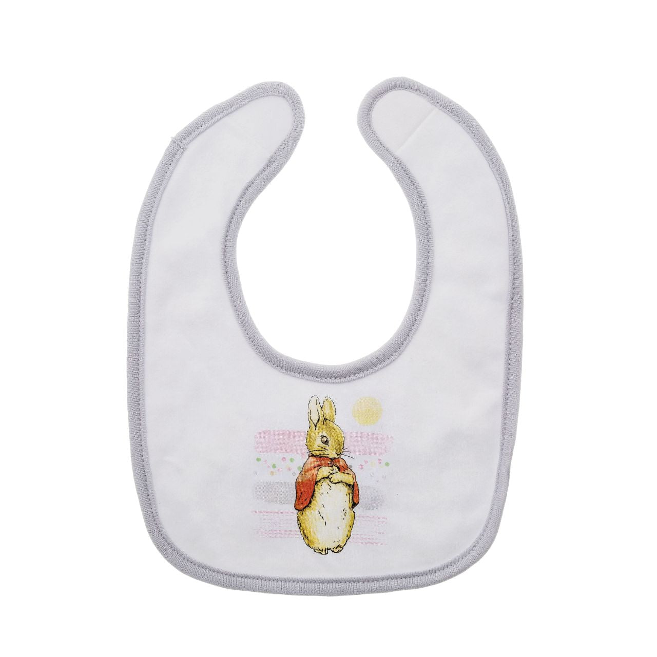 Beatrix Potter Flopsy Baby Collection Bibs Set of 3 Mealtimes and babies make a messy combination. So, we've created this adorable set of Flopsy bibs to combat mess and keep crumbs at bay. With their super soft fabric and easy-peasy fastenings, we've got mealtimes, and baby, covered.