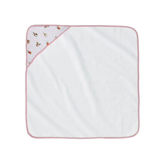Beatrix Potter Flopsy Baby Collection Hooded Towel  This Flopsy hooded bath towel is perfect for keeping your little one wrapped up warm and snug after bath-time. Made from an ultra-soft and cosy bamboo cotton, terry fabric (70% cotton and 30% bamboo) and Flopsy artwork on the hood.