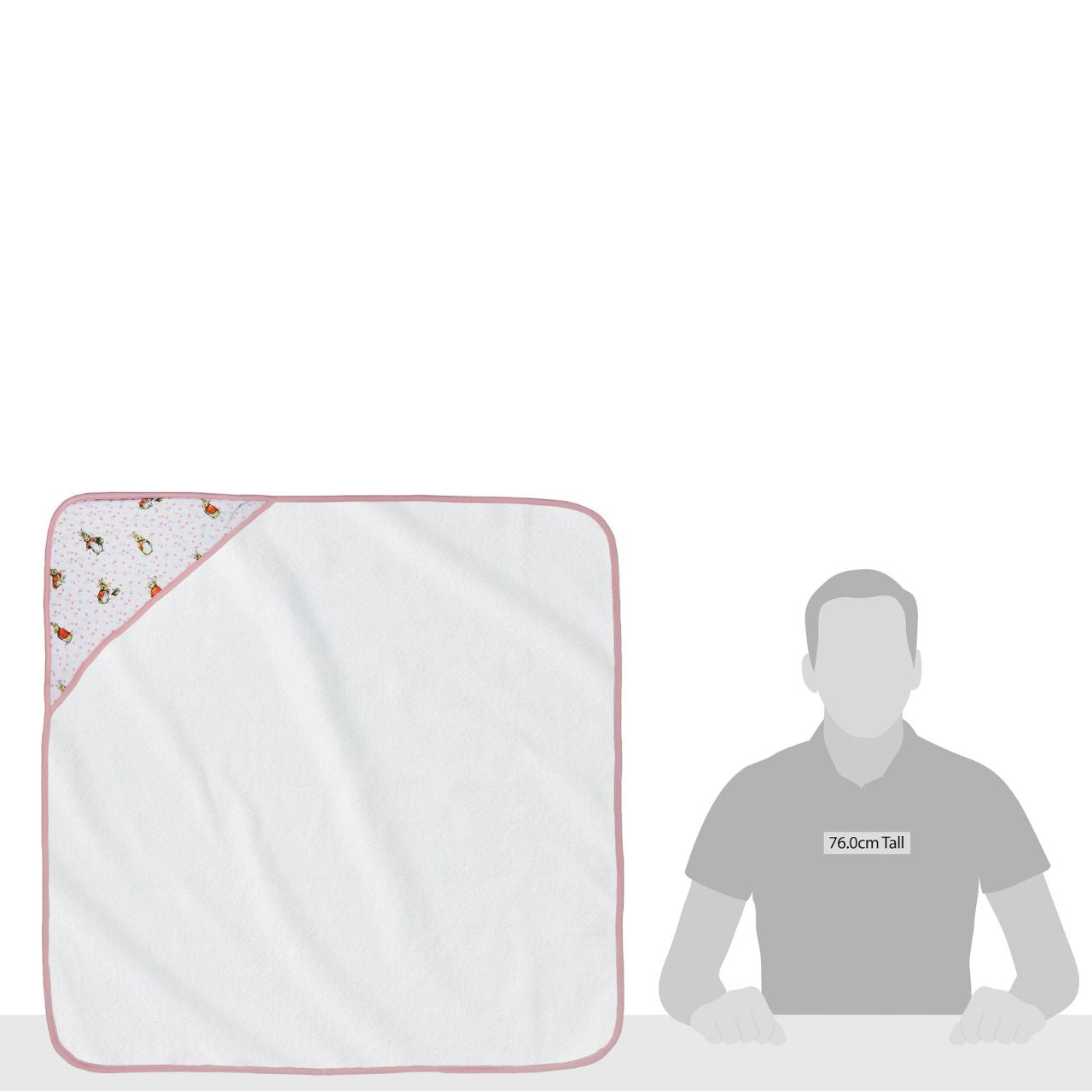 Beatrix Potter Flopsy Baby Collection Hooded Towel This Flopsy hooded bath towel is perfect for keeping your little one wrapped up warm and snug after bath-time. Made from an ultra-soft and cosy bamboo cotton, terry fabric (70% cotton and 30% bamboo) and Flopsy artwork on the hood.