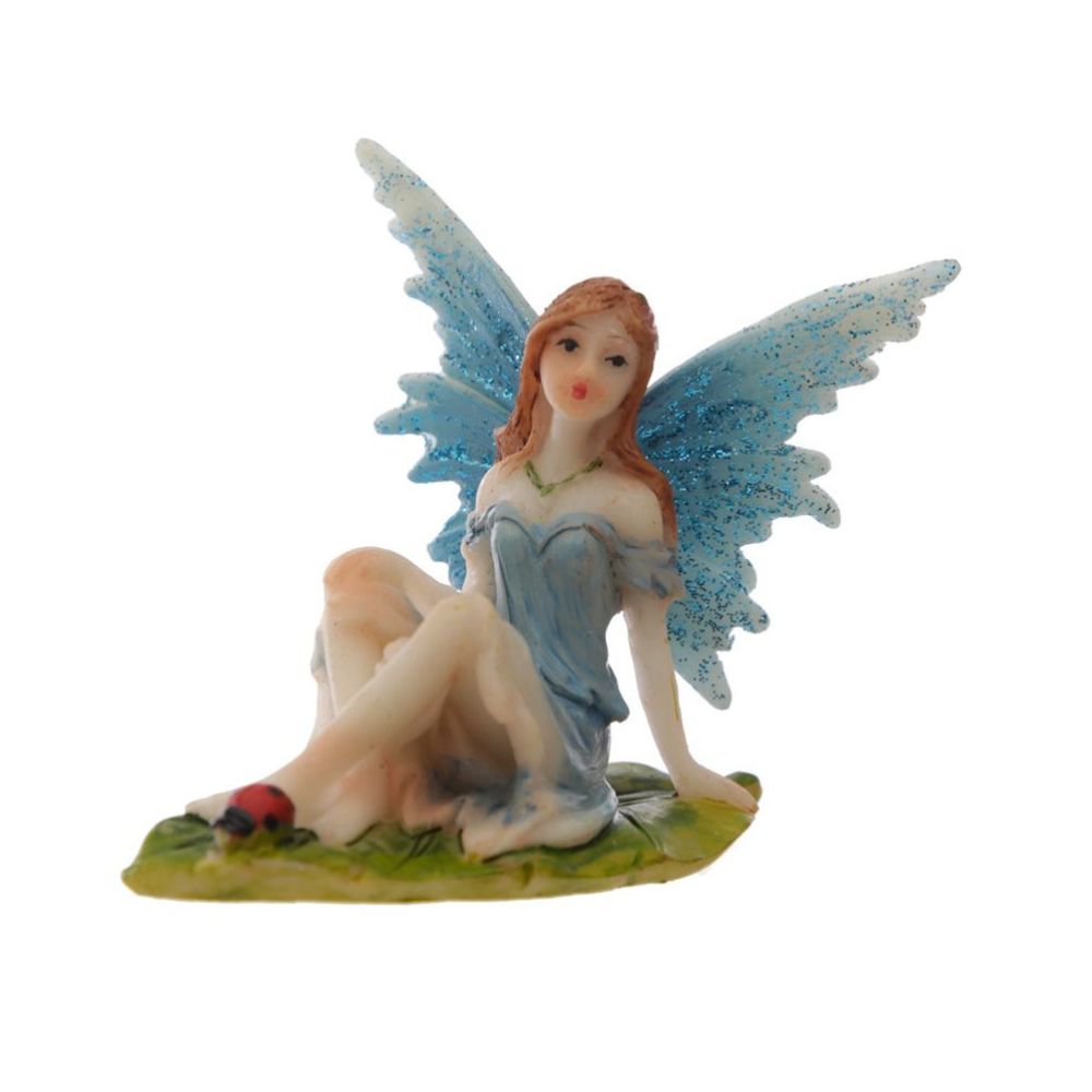 Flora & Fauna Meadow Flower Fairy Figurine - Material: Resin - Height 6cm Width 7cm Depth 5.5cm