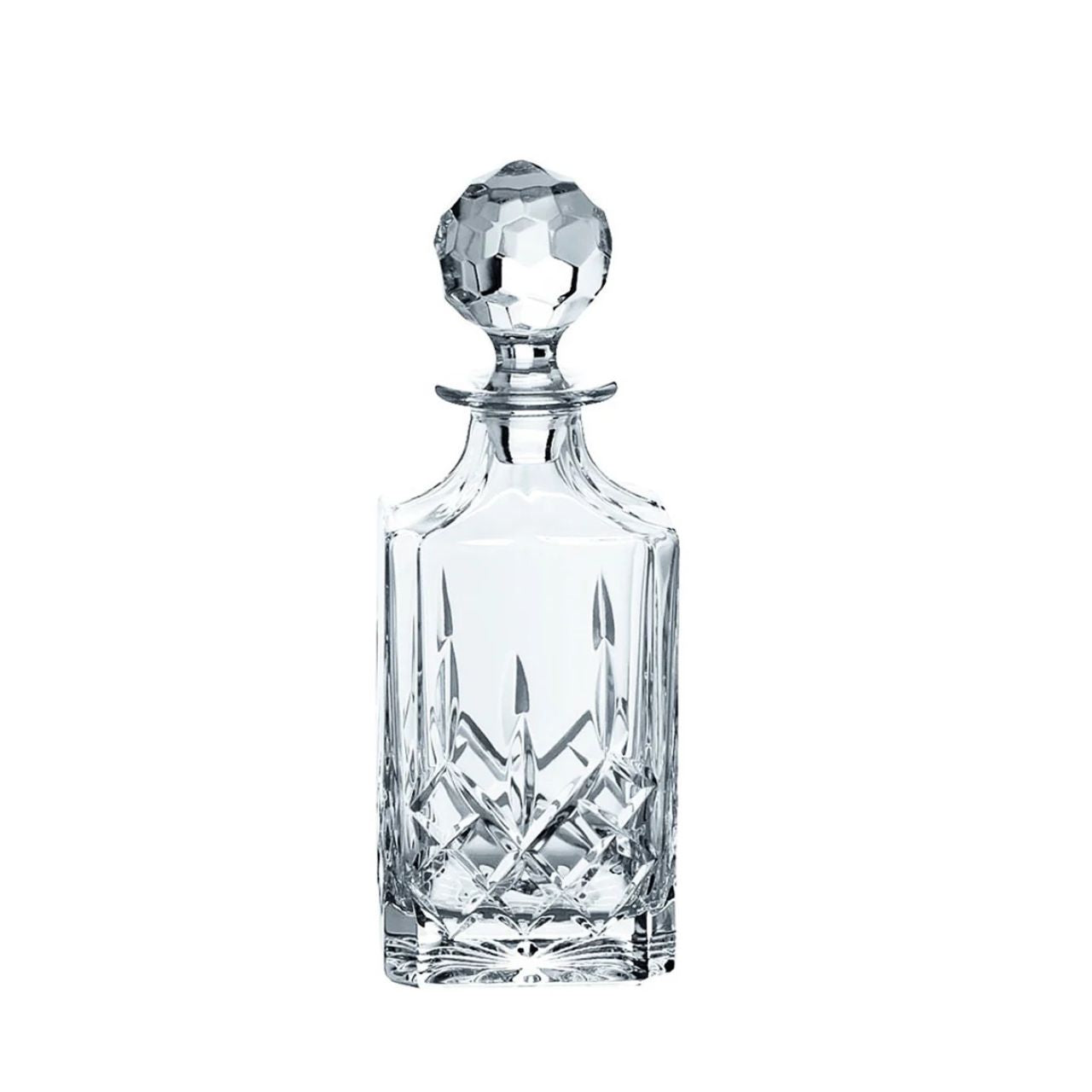 Whiskey Decanters function as a home décor piece that ooze a sense of serenity and class, while keeping your prized whiskey safe! Our Galway Crystal Longford Square Decanter are built for stability and is straight up impressive looking with beautiful cut detail and design.
