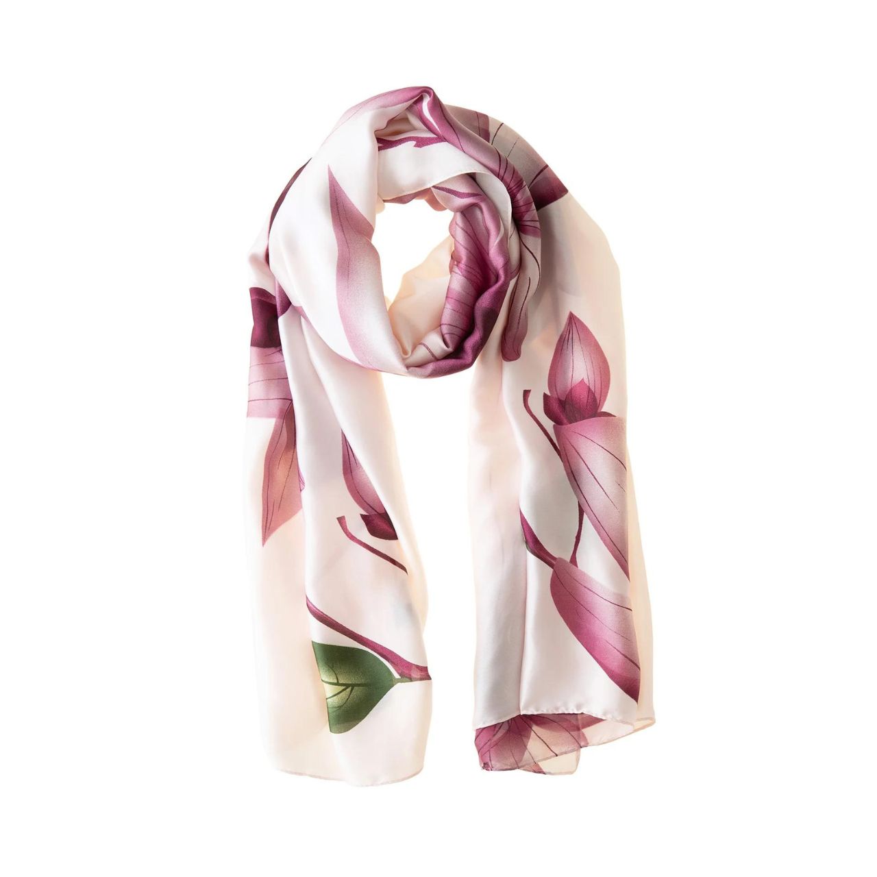 Mulberry Blossom Polyester Scarf  Our Mulberry Blossom Polyester Scarf is the perfect rich colour that will draw attention and complement any outfit. This rich, soft and comfortable scarf is a must have and also comes in a beautiful box ready for gifting. A touch of luxury for everyday life and perfect for all seasons.