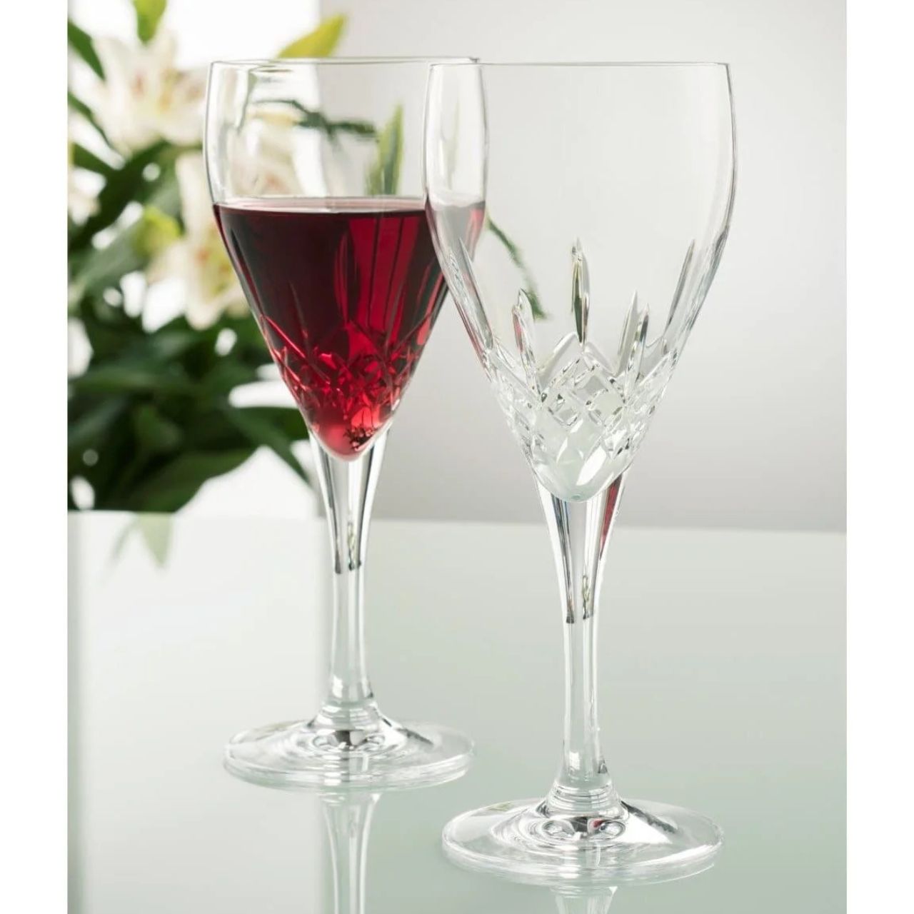 The Longford Red Wine is a heavy cut, durable and beautiful glass. An elegant addition to your glassware collection and perfect for the Wine lover. It's a popular glass for taking out to celebrate special occasions.
