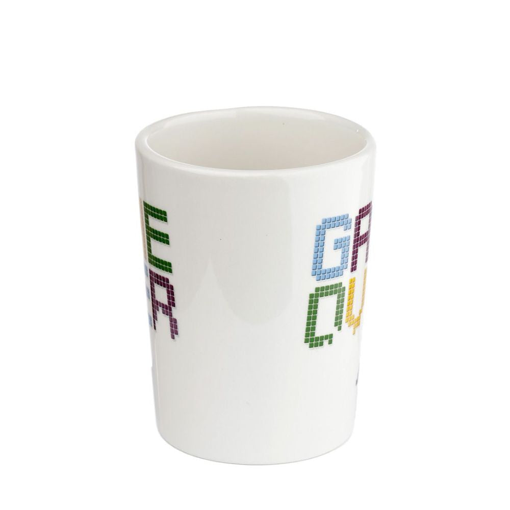 GAME OVER Game Controller Ceramic Shaped Handle Mug  - Material: Ceramic (Dolomite) - Food Safe: Yes - Microwave Safe: No
