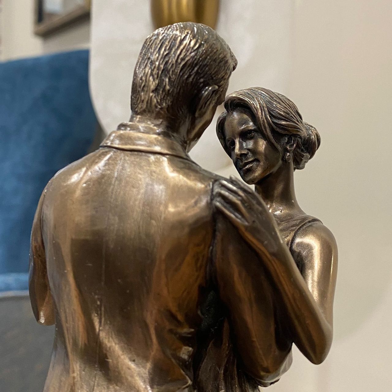 This beautiful piece, First Dance, depicts the unity and magic of love in a perfect partnership, beautifully crafted.