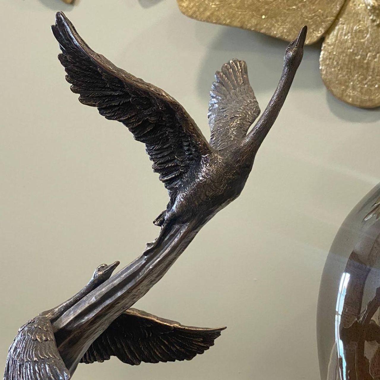 This is the latest in the Children of Lir, which was introduced in 2013. It is a stunning piece set on a marble base.