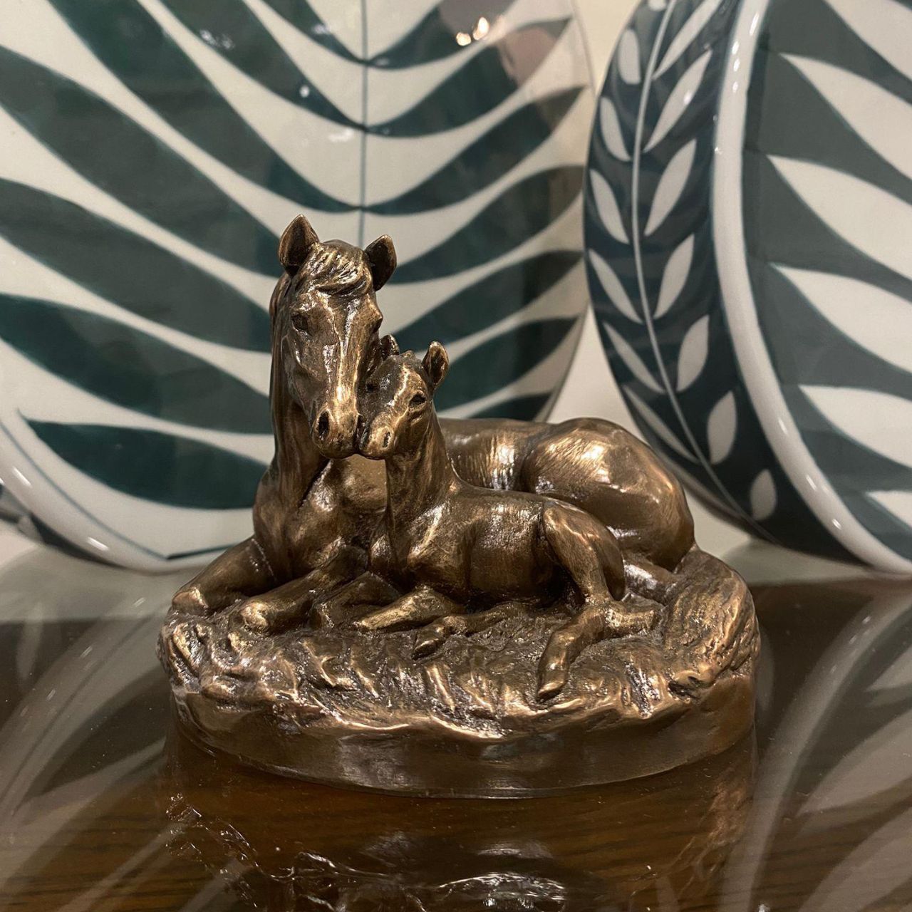 Pony and foal is one of the most popular pieces in the Genesis Collection ideal for a gift or presentation.