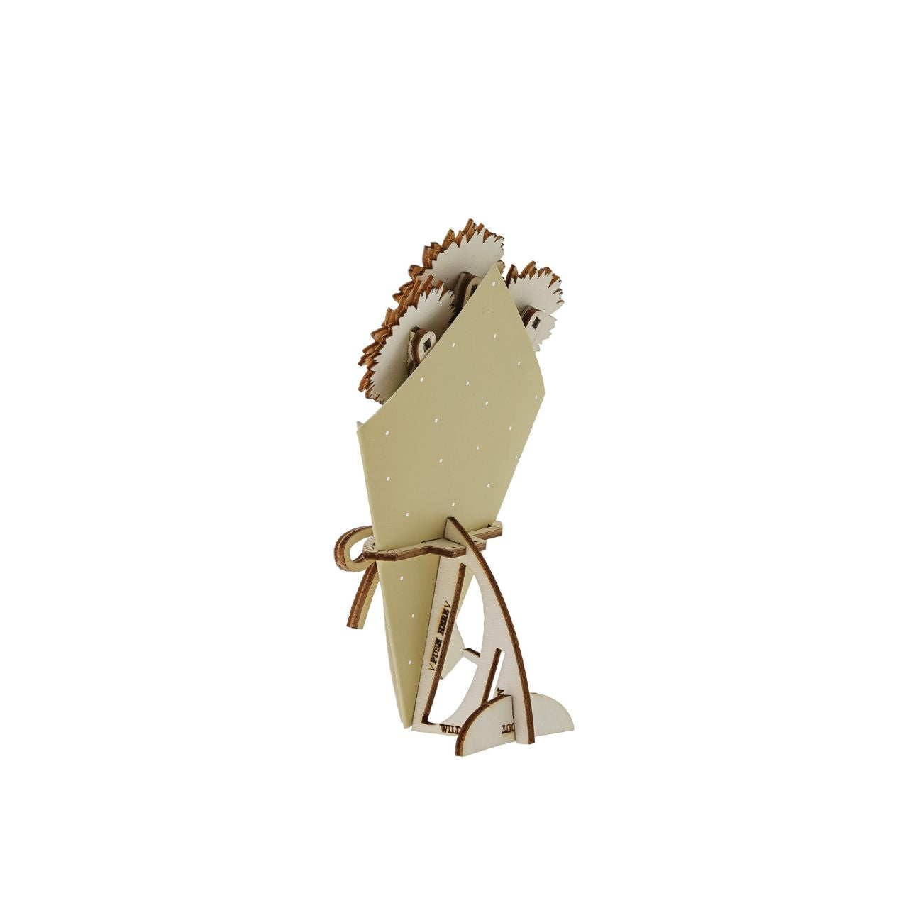 Surprise and delight someone with a beautiful bouquet figural card - Send them loads of love through the post with our letterbox inspired 3D figurine card.