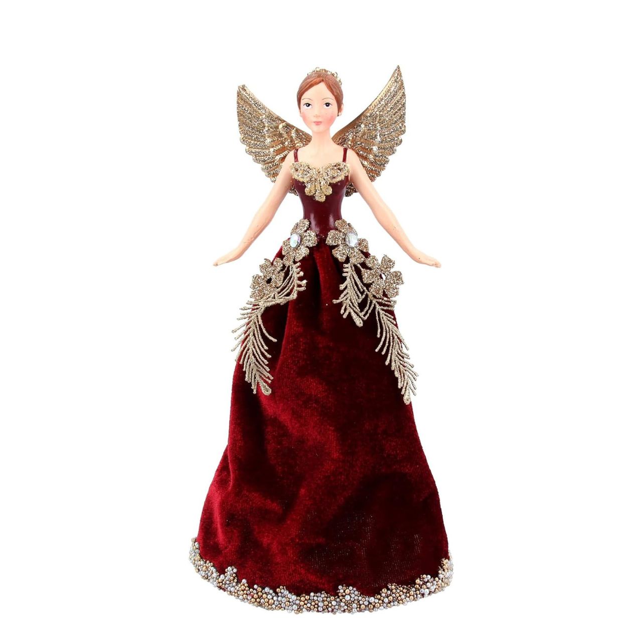 Gisela Graham Christmas Tree Topper Luxury Burgundy Velvet Fairy Ornaments Browse our beautiful range of luxury Christmas tree decorations, baubles & ornaments for your tree this Christmas.