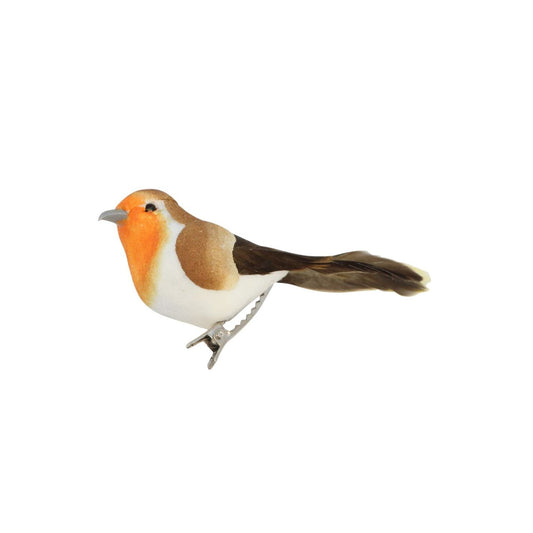 Elevate your holiday décor with the Gisela Graham Clip-on Robin Christmas Hanging Ornament. Expertly crafted, this charming robin adds a graceful touch to any festive setting.