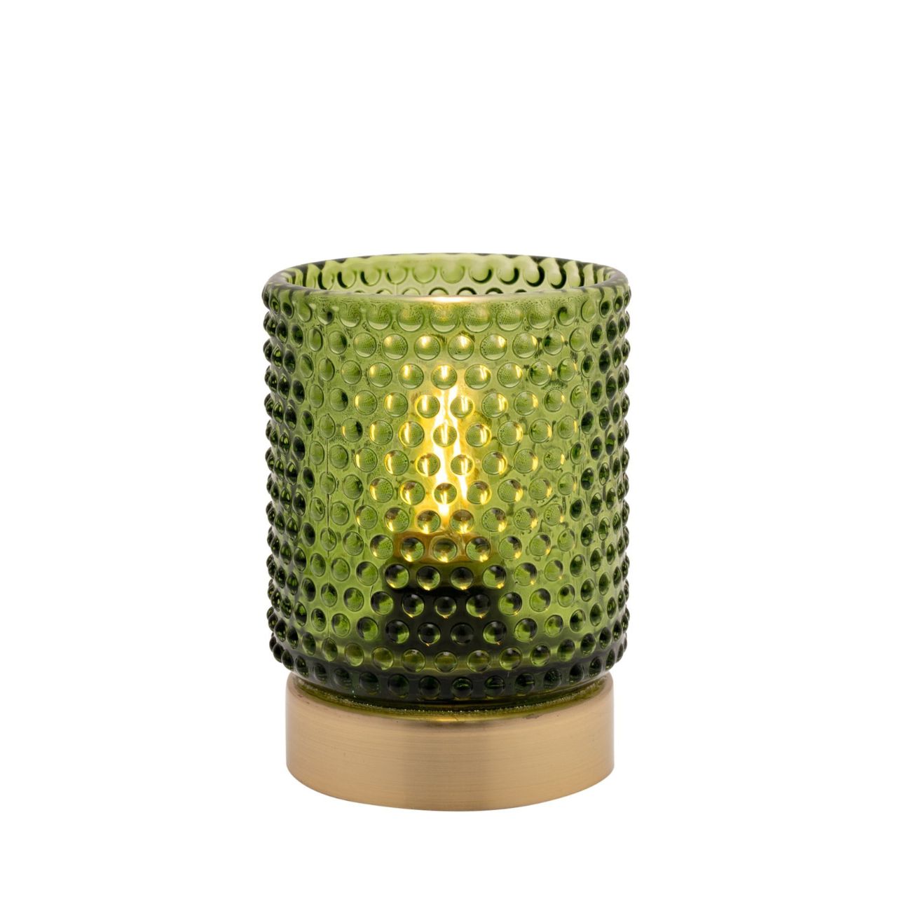 This stylish contemporary glass LED light will make a gorgeous addition to any contemporary home. With its modern glass aesthetic, it will look perfect on a mantlepiece, coffee table, or bedside table.