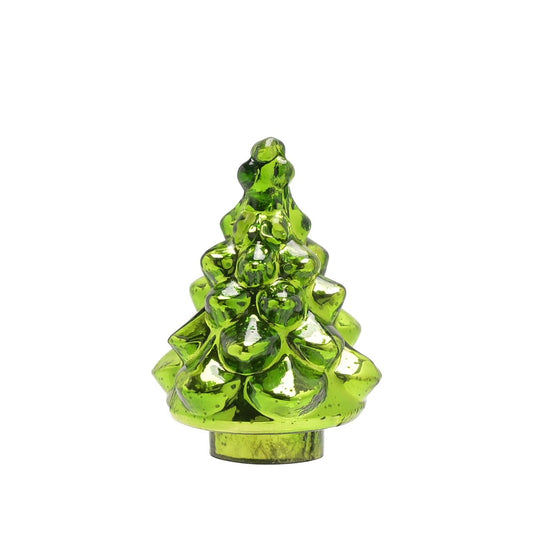 Green Recycled Glass Tree  A recycled glass green Christmas tree ornament from THE SEASONAL GIFT CO.  This affectionately designed ornament makes a delightful addition to homes during the festive period.