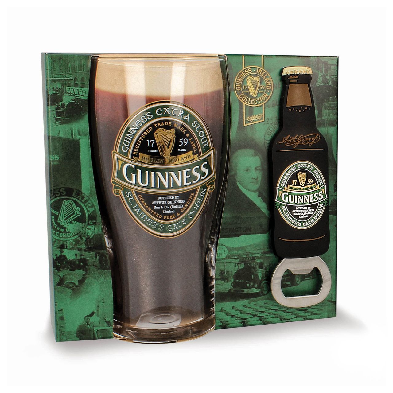 If you're looking for a housewarming gift for someone who loves Guinness, then this Guinness Pint Glass Set is the perfect choice!