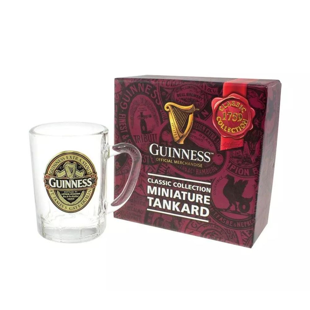 Guinness Ruby Red Collection Mini Tankard - Guinness Ruby Red Collection Colour Filled Mini Tankard - Designed in Ireland - Classic tankard design - Packaged in an elegant gift box