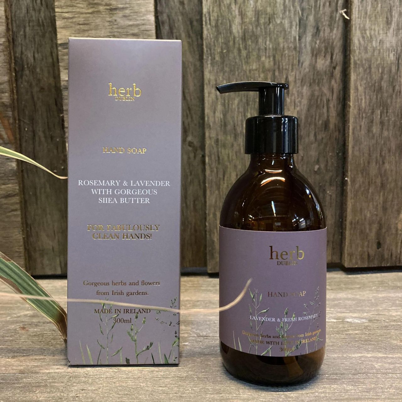 Pure Luxury hand wash. With this beautiful combination lavender and fresh garden rosemary cleanliness really is next to Godliness!