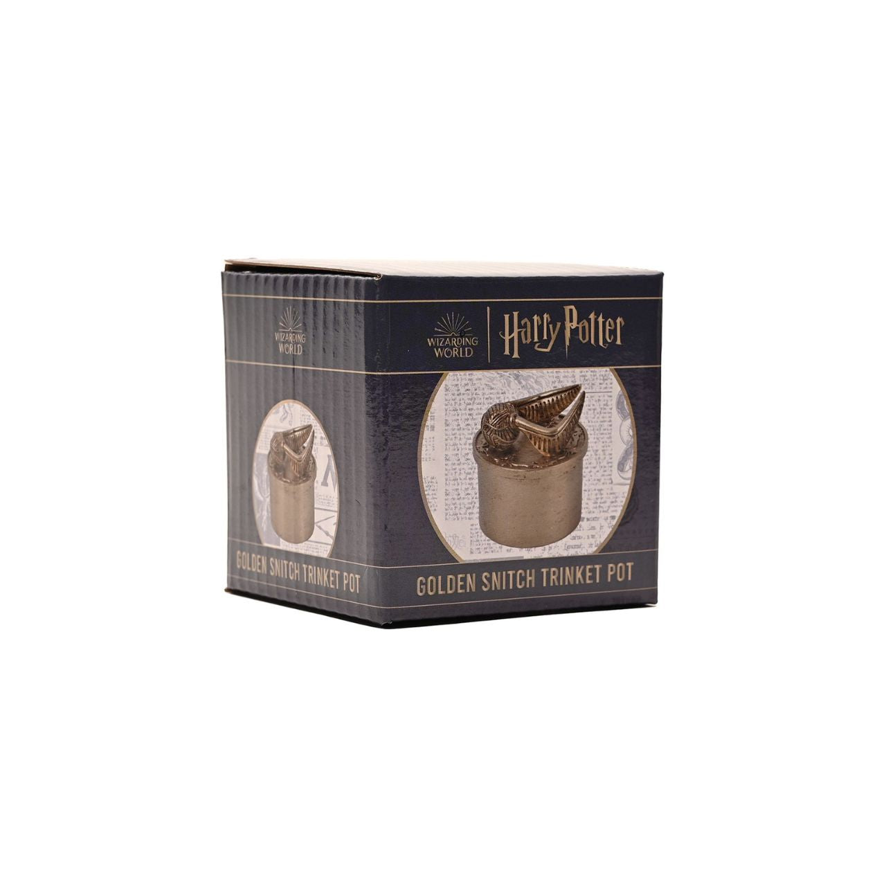Warner Bros Harry Potter Alumni Trinket Box Snitch A Snitch trinket box by HARRY POTTER®. This spellbinding trinket box is adorned a Golden Snitch and filled with Hogwarts magic.