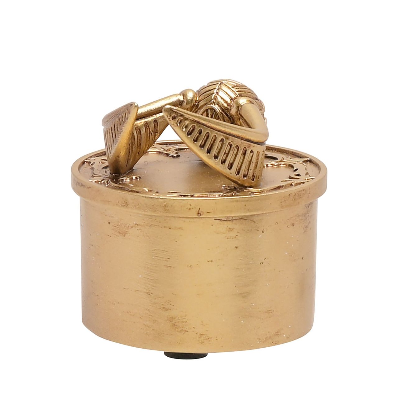 Warner Bros Harry Potter Alumni Trinket Box Snitch A Snitch trinket box by HARRY POTTER®. This spellbinding trinket box is adorned a Golden Snitch and filled with Hogwarts magic.