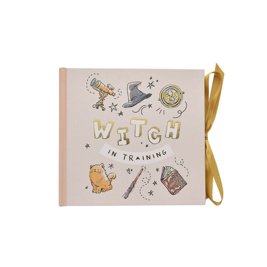 This mystical photo album is perfect for presenting photographs of young witches.