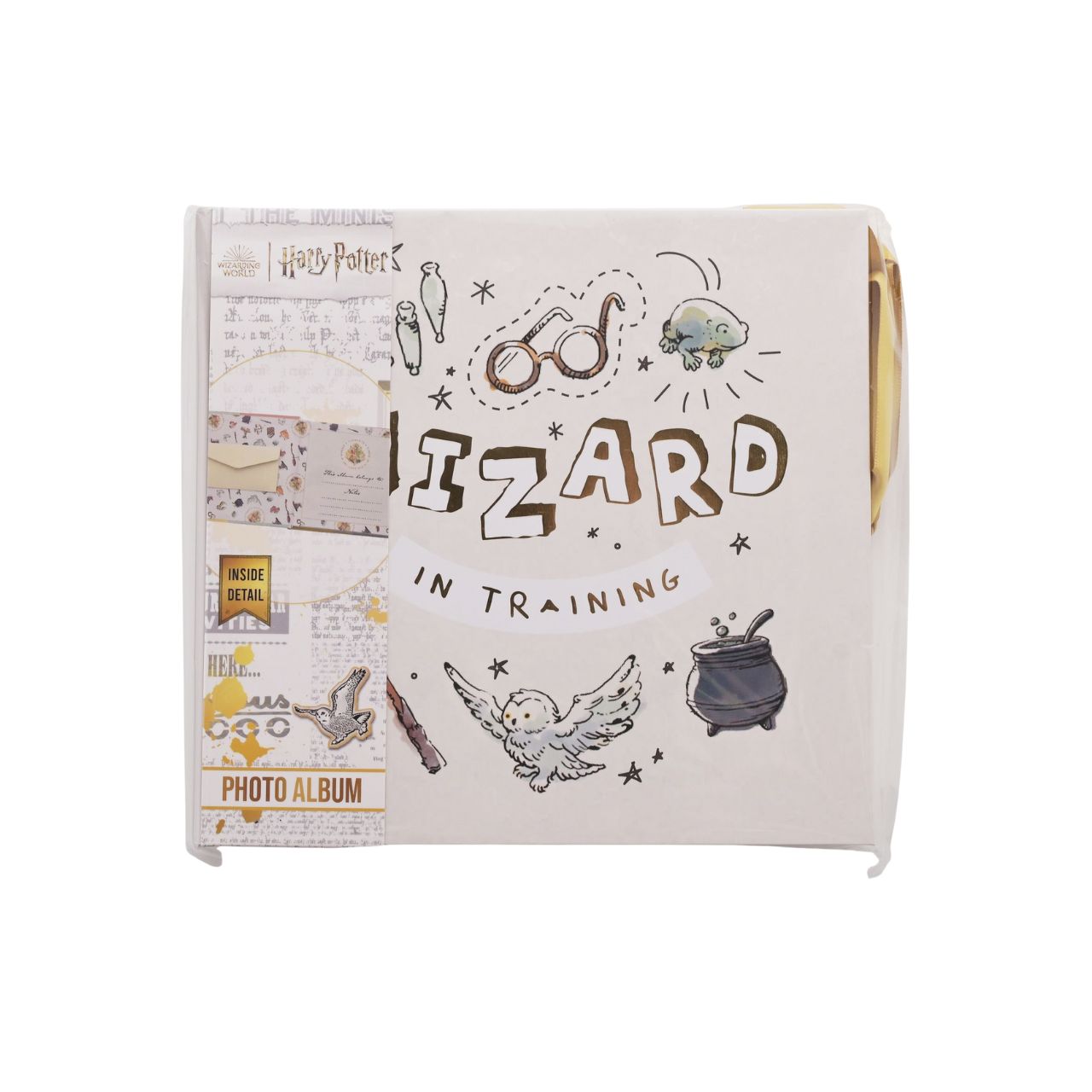 This magical photo album is perfect for presenting photographs of young wizards.