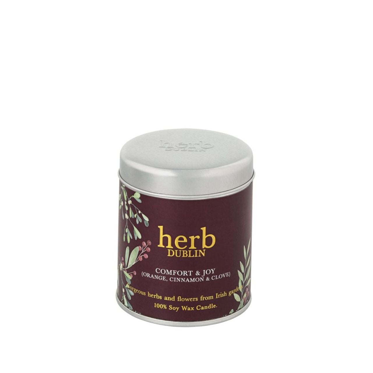 Experience the warmth of the holidays with our Christmas Comfort and Joy Tin Candle. This delightful blend of festive scents will fill your home with comfort and joy.