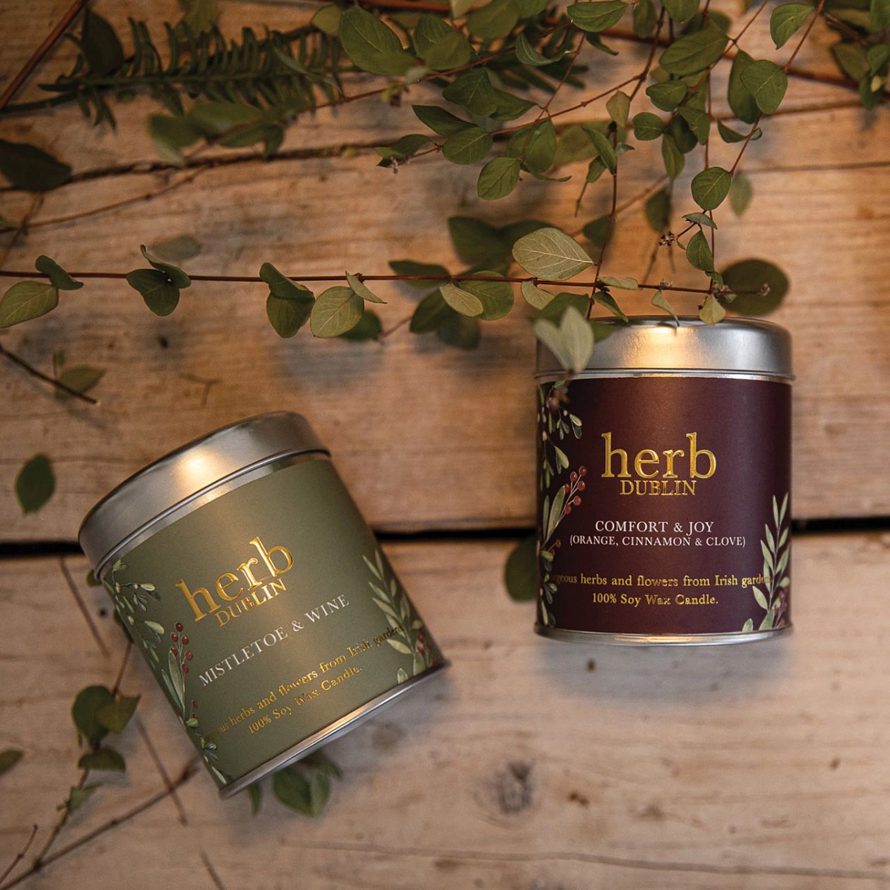 Experience the warmth of the holidays with our Christmas Comfort and Joy Tin Candle. This delightful blend of festive scents will fill your home with comfort and joy.