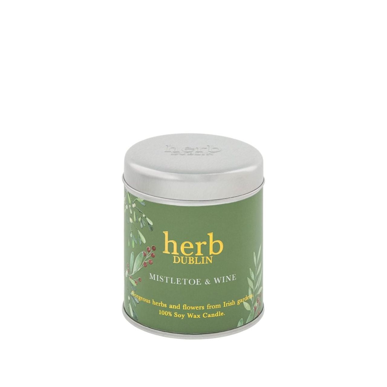 Experience the warmth of the holidays with our Christmas Mistletoe & Wine Tin Candle. This delightful blend of festive scents will fill your home with comfort and joy.