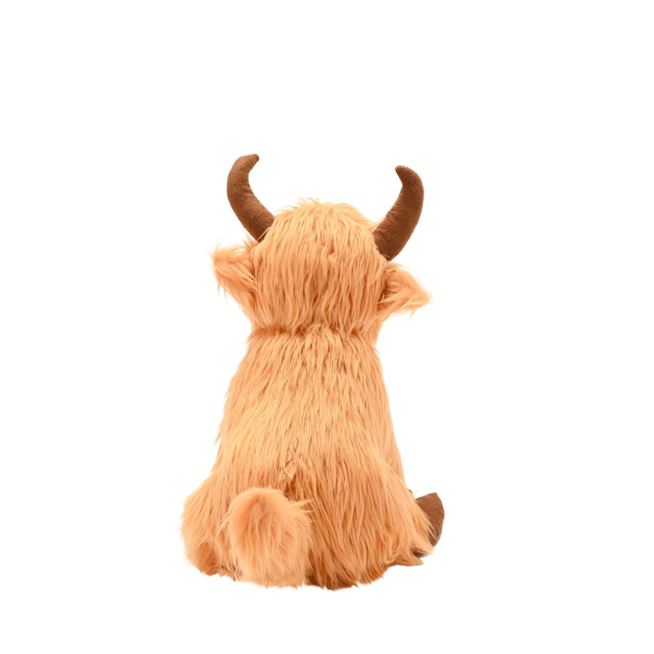 Featuring a plush, furry exterior and prominent horns, this Highland Cow Doorstop captures the iconic look of these shaggy bovines. Keep doors propped open in style.