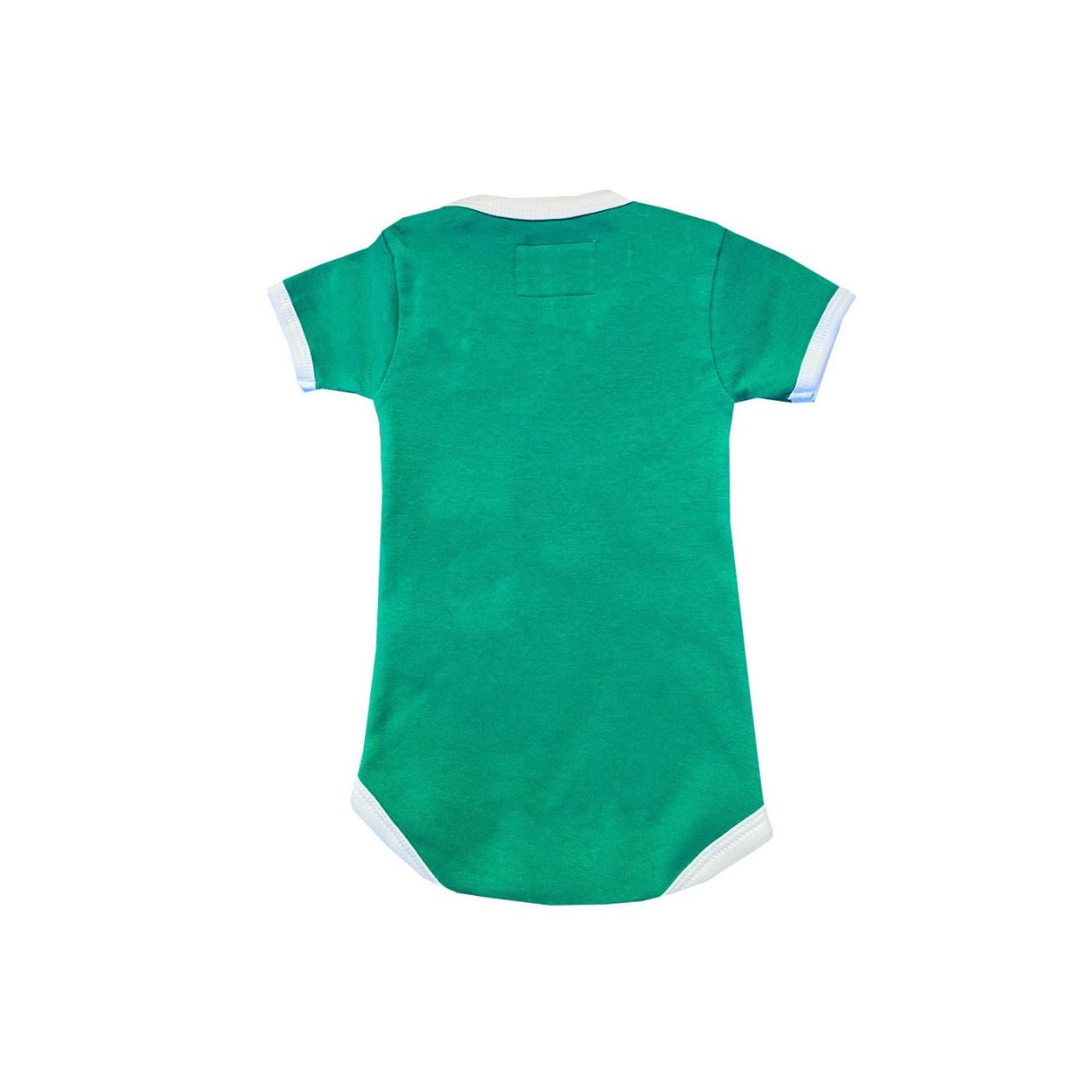 A soft baby vest with Three Shamrocks styling in emerald. Comfortable cotton makes dressing easy for everyday wear. Ideal for layering through the seasons.