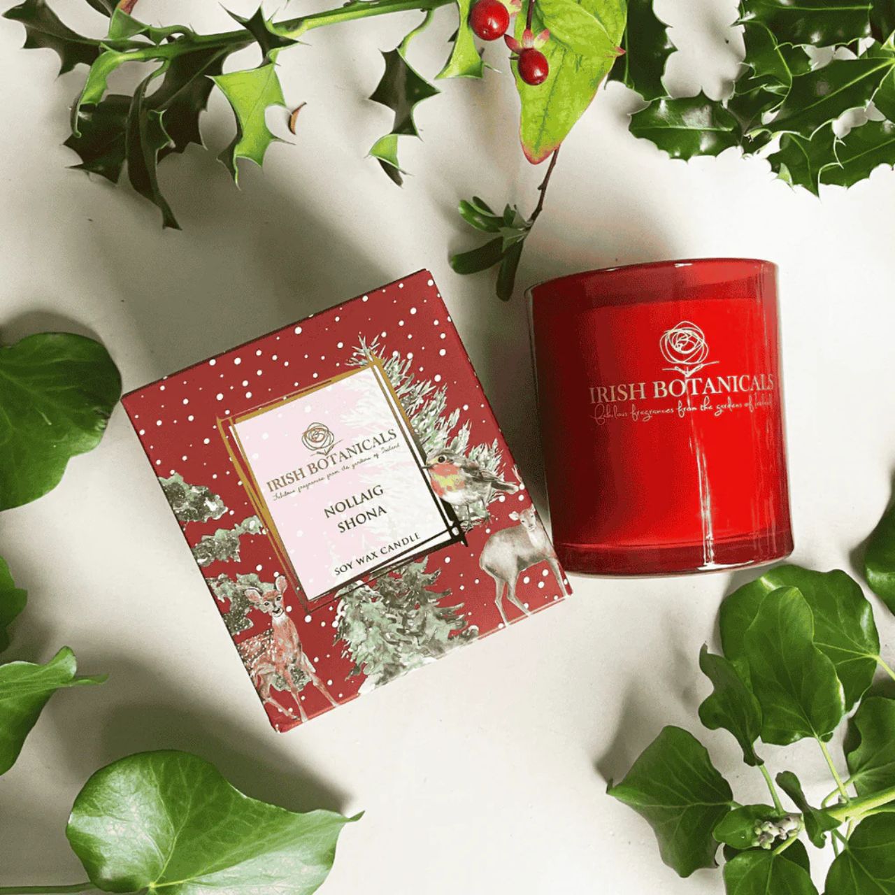 Immerse yourself in the essence of an Irish Christmas with this artisanal soy wax candle, meticulously hand-poured to capture the warmth of the season. The sophisticated blend of cinnamon, mulled wine spice, and winter citrus creates an inviting ambiance that elevates both intimate evenings and festive celebrations.