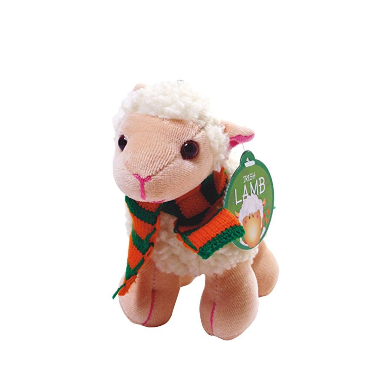 Cute Irish lamb toy made with excellent care for detail, from a soft material that is sure to last, making an exceptional plush companion for little ones
